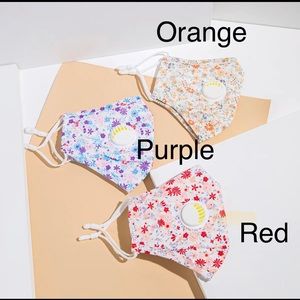 Reusable Face Mask 3 Layers 100% Cotton